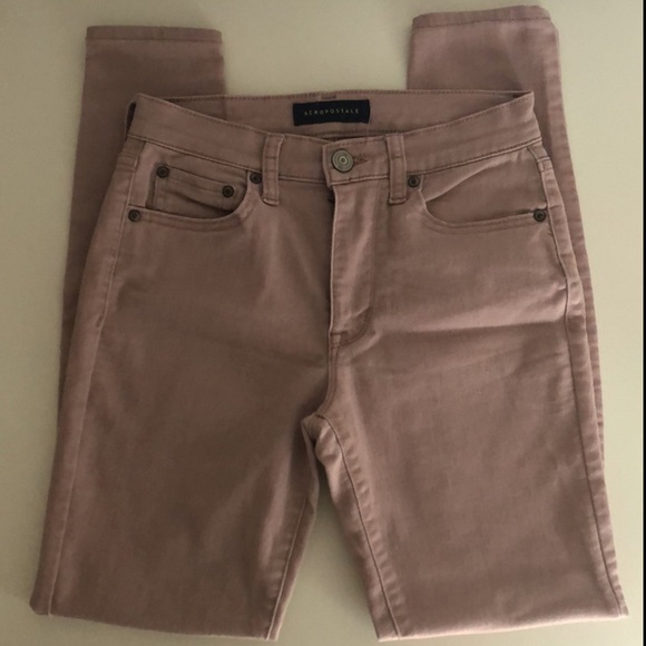 High-Rise Color Wash Jegging Pink Note Size 2 - Picture 6 of 12